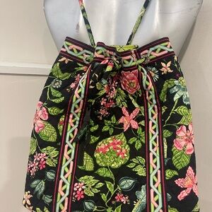 Vera Bradley Black Floral Quilted Bag